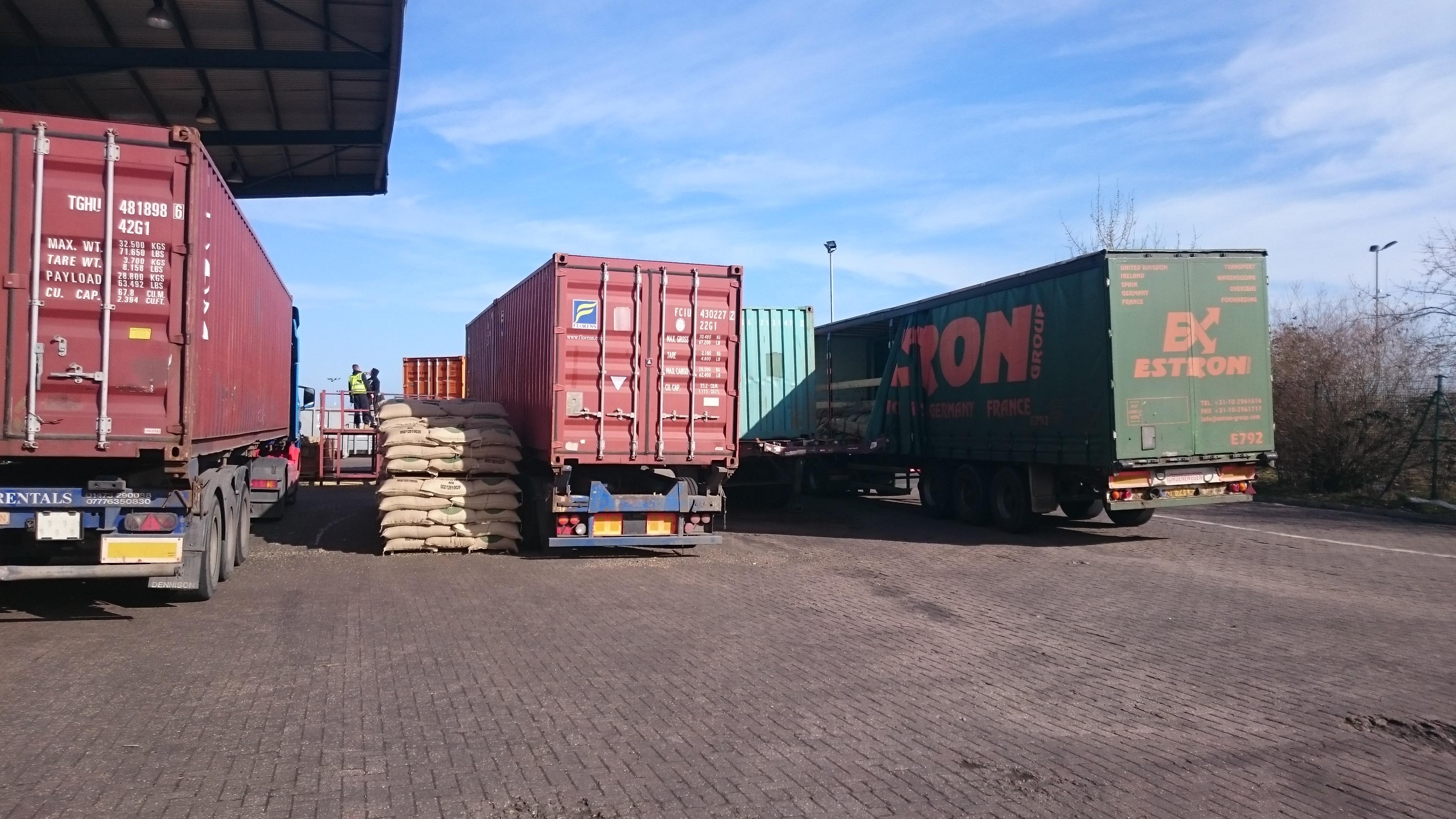 Coffee export preparation